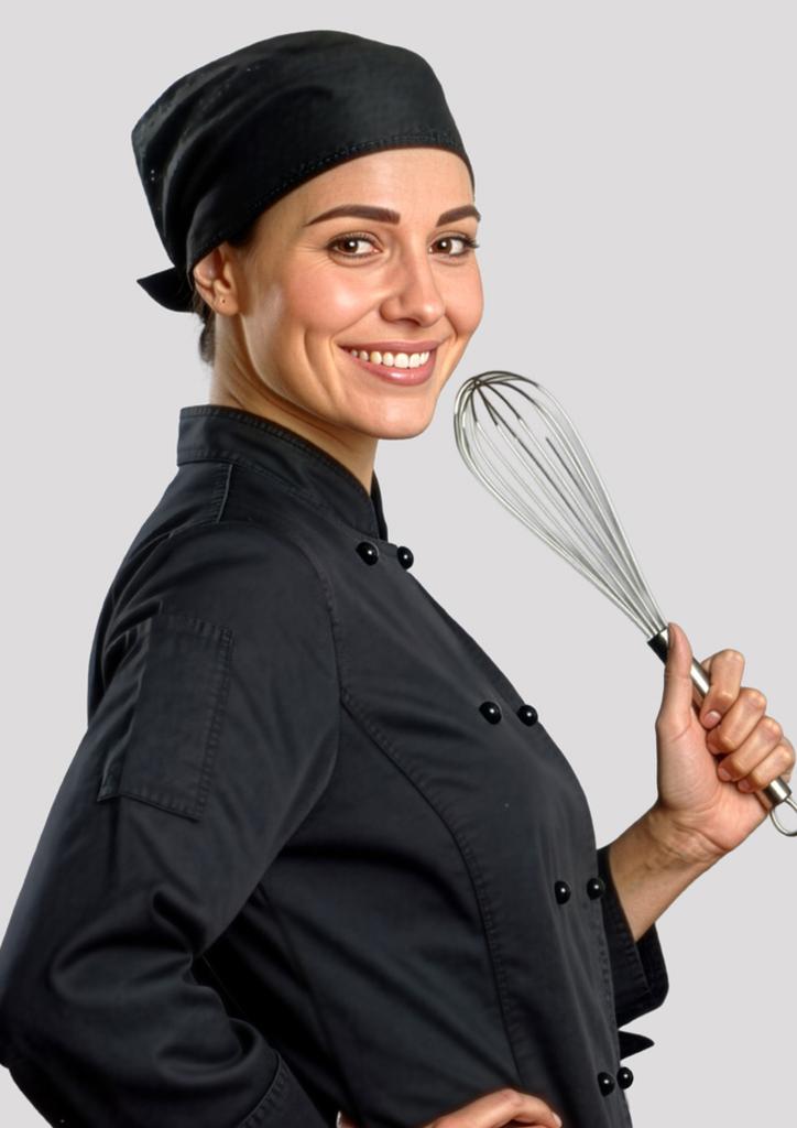 [9401042633293] CH331 - Twist Chef Bandana (Black)
