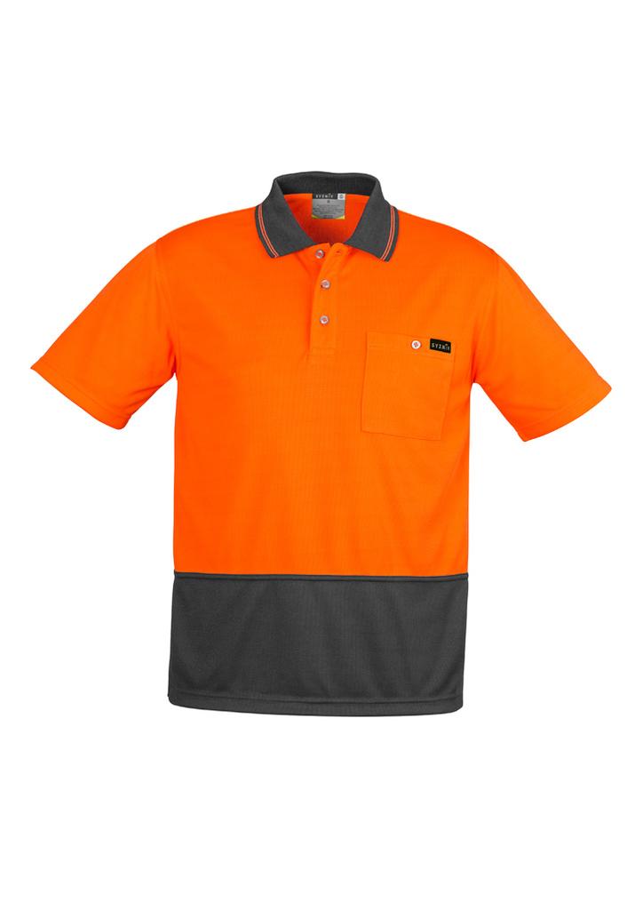 ZH415 - Mens Hi Vis Comfort Back Short Sleeve Polo
