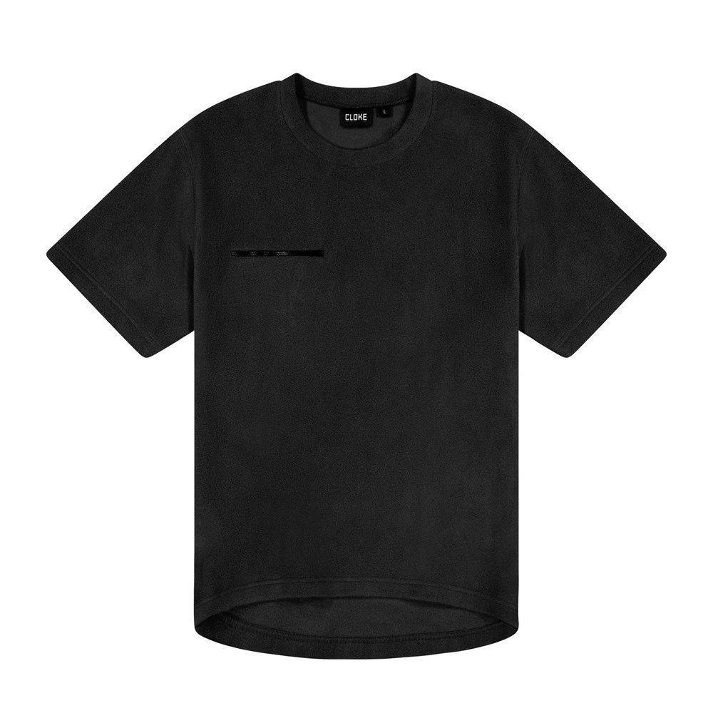 [MFT-BK-XS] MFT - Monowai Fleece Tee (XS, Black)