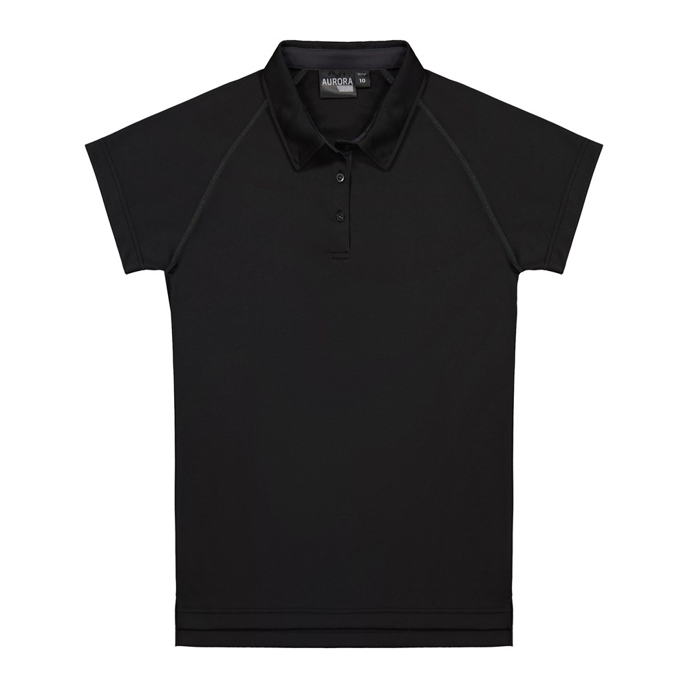 [XTW-AB-8] XTW - XT Performance Polo - Womens (8, All Black)