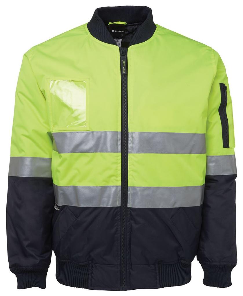 [6DNFJEN8] 6DNFJ - JBs Hv (D+N) Flying Jacket (2XS, Lime/Navy)