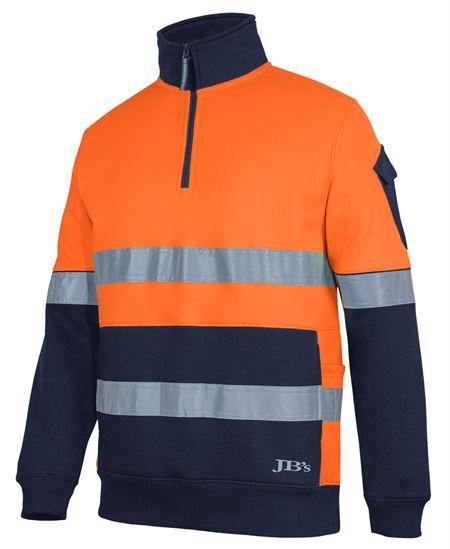 6DNVF - JBs 350G Hv (D+N) 1/2 Zip Trade Fleece