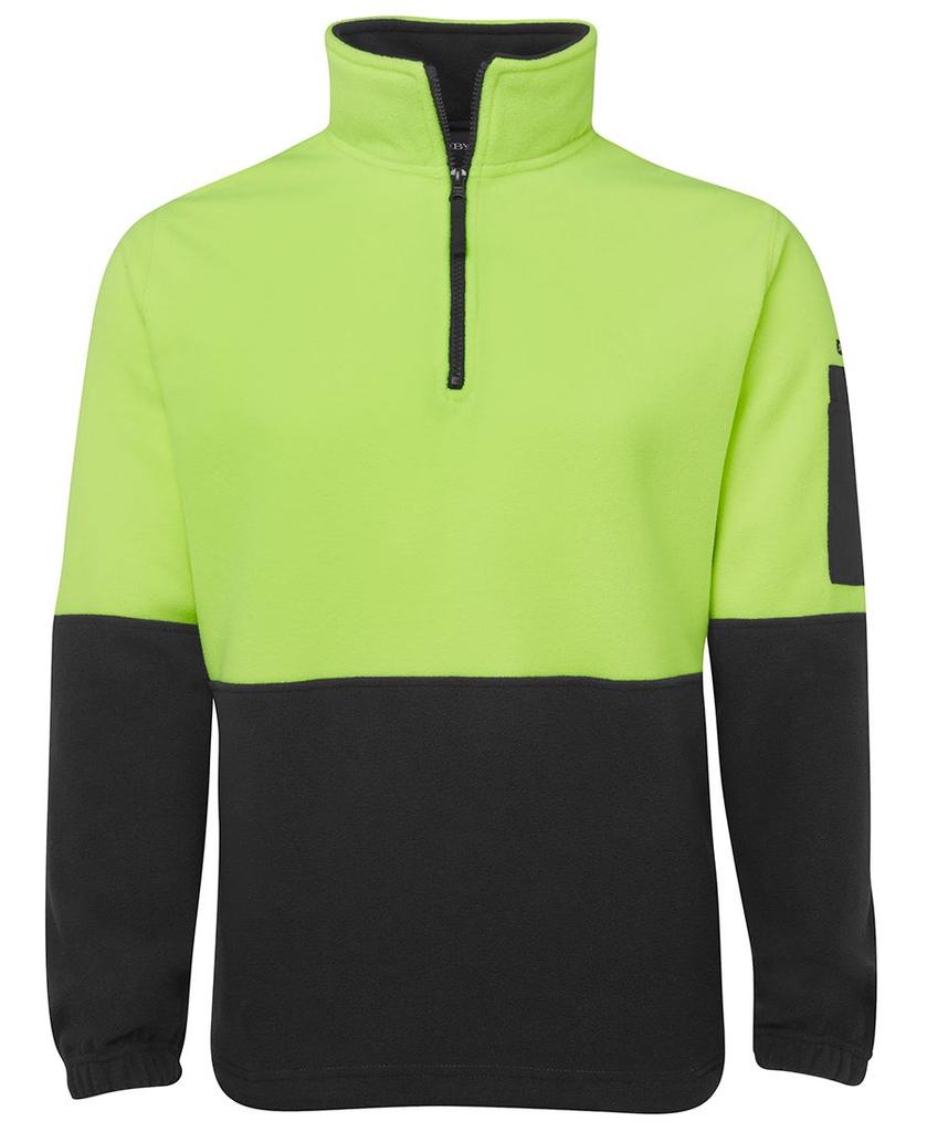 [6HVPFEBA1] 6HVPF - JBs Hv 1/2 Zip Polar (2XS, Lime/Black)