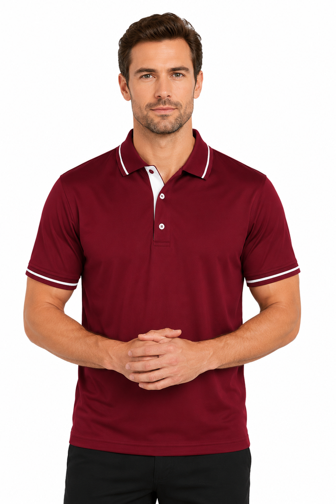 [131902062] 1319 - MENS COTTESLOE POLO (S, Black/Gold)