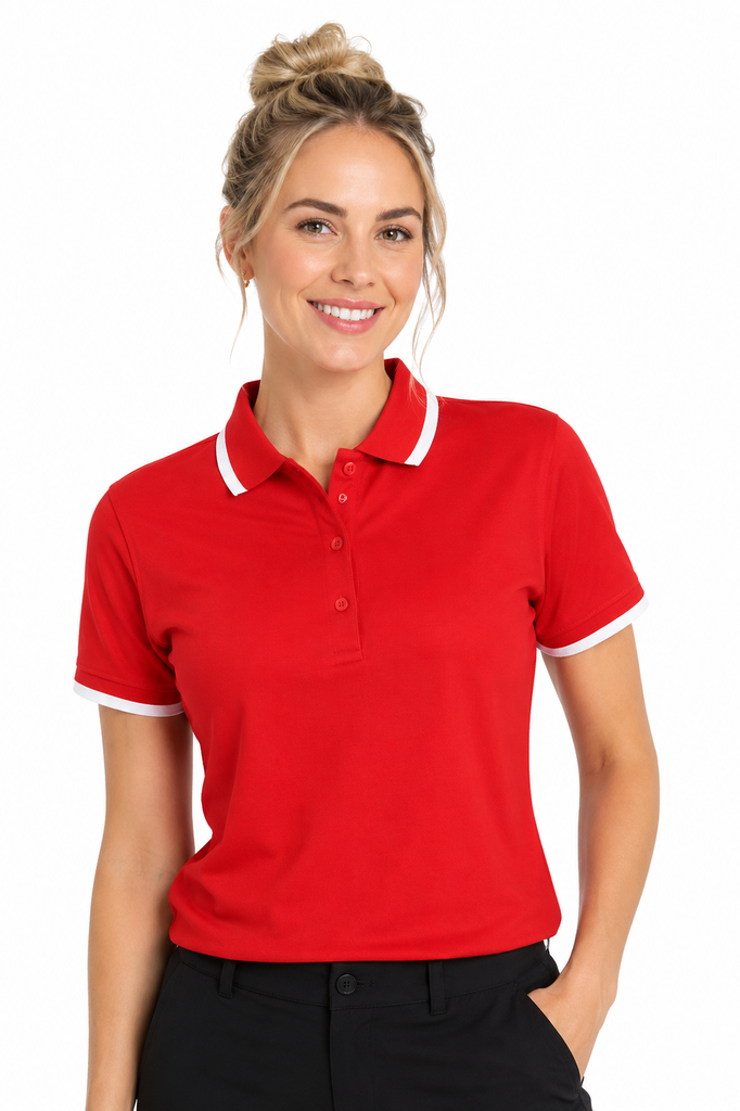[232102010] 2321 - LADY PORTSEA POLO (6, Black/White)