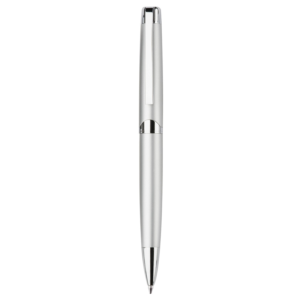 [670-STANDARD-STANDARD] 670 - Berlin Series - Twist Action Metal Ballpoint Pen - Silver