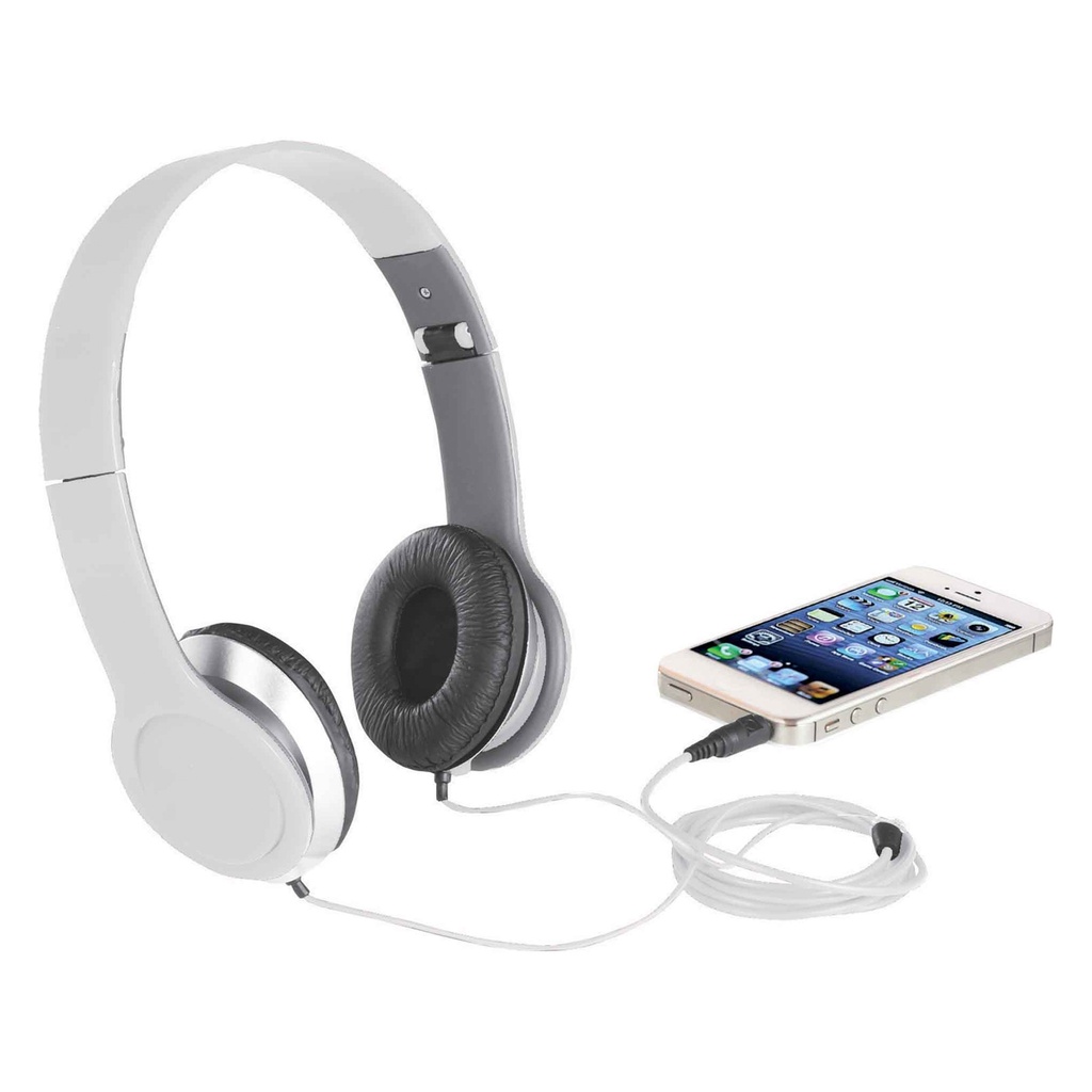 [7707WH-WHITE-STANDARD] 7707WH - Atlas Headphones - White