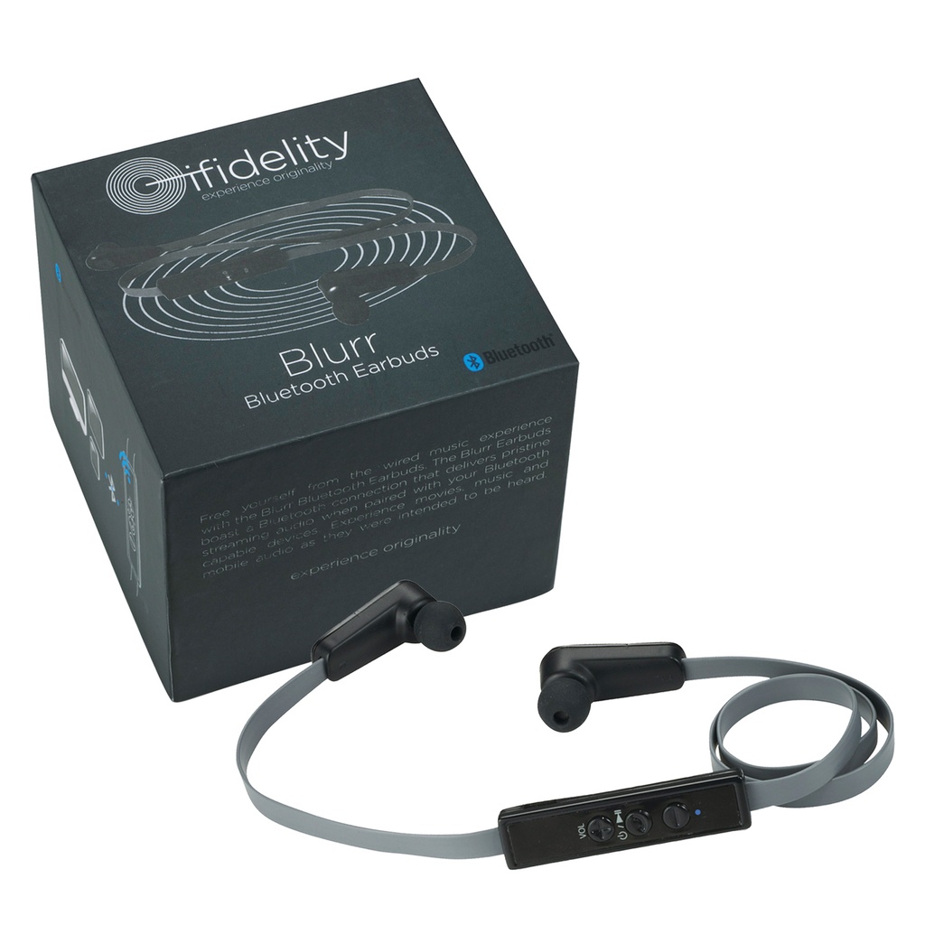 [FID1009-BLACK-STANDARD] FID1009 - ifidelity Blurr Bluetooth Earbuds