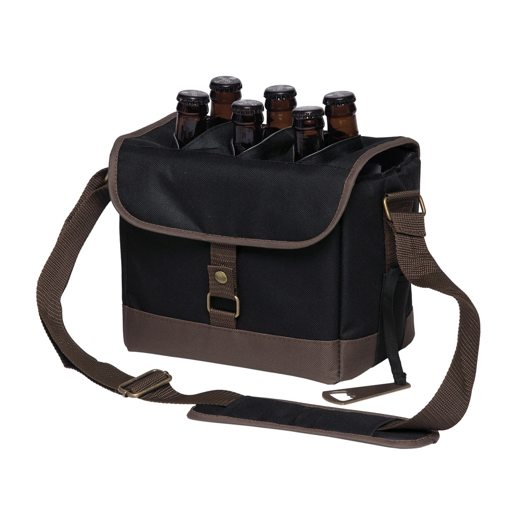 [BBCC-BLACK/TAN-STANDARD] BBCC - Bottle Caddy Cooler