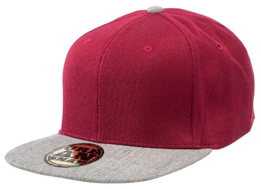 [4378-BU.GY] Freestyler Snapback - 4378 (Burgundy,Grey Marle)