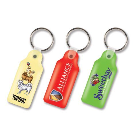 [104625] Flexi Resin Key Ring - Rectangle  - 104336