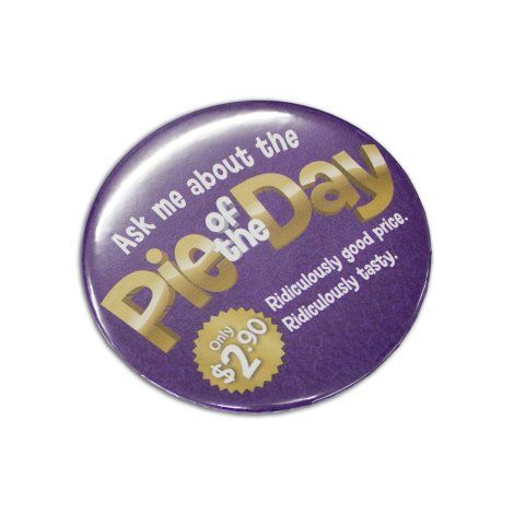 [104781] Button Badge Round - 75mm - 104781