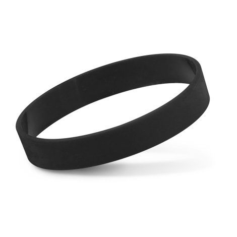 [107187] Silicone Wrist Band - 107101 (Black)