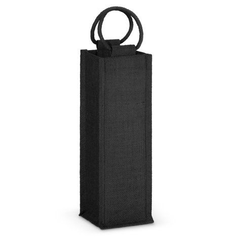 [109094] Napoli Jute Wine Carrier - 109081 (Black)