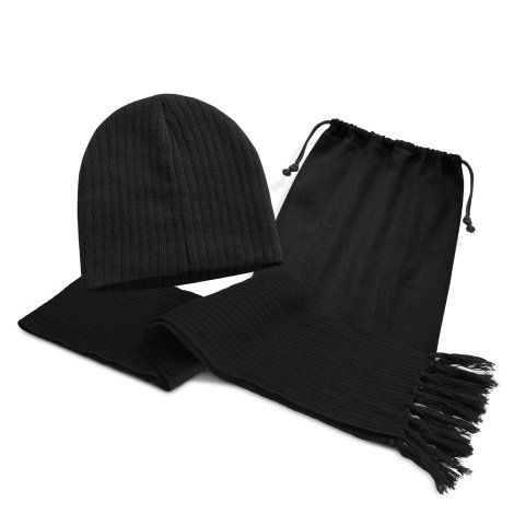 Nebraska Scarf and Beanie Set - 113842