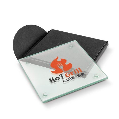 [116110] Venice Single Glass Coaster - Square - 116131