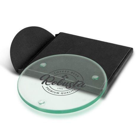 [116114] Venice Single Glass Coaster - Round - 116132
