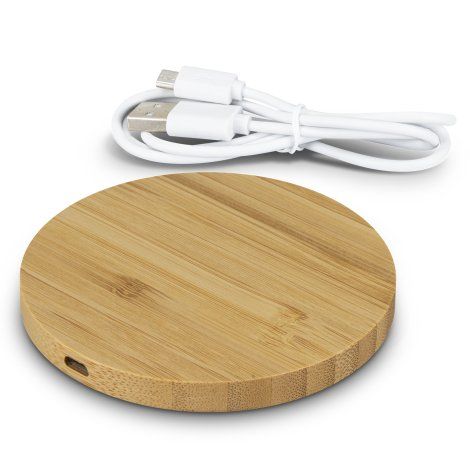 [120608] Vita Bamboo Wireless Charger - Round - 120613