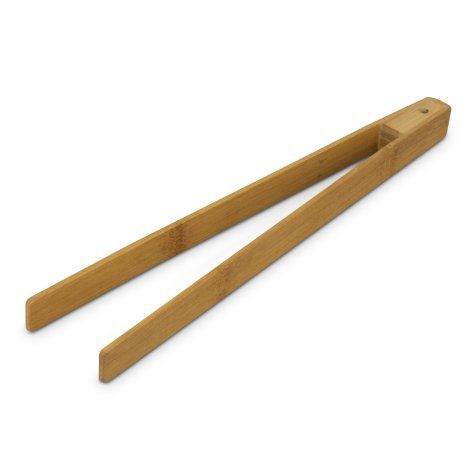 [122203] NATURA Bamboo Serving Tongs - 122279