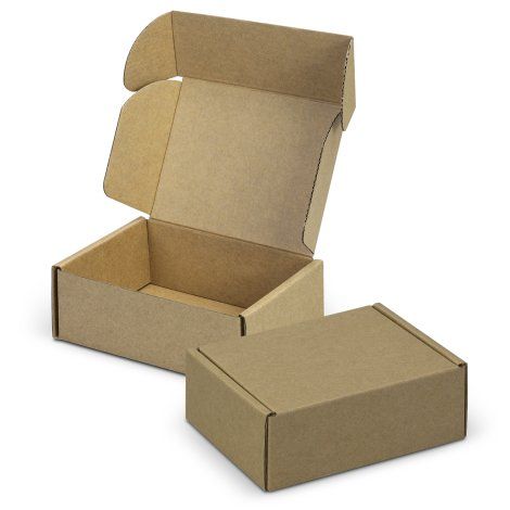[127247] Die Cut Box with Locking Lid - 125x97x47mm - 124904 (Natural)