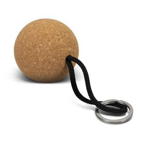 [126216] Cork Floating Key Ring - Round - 126233