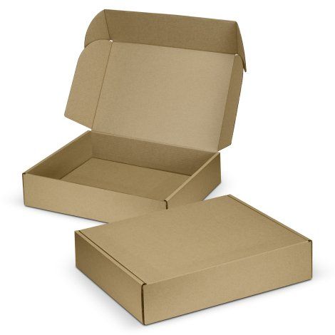 [126424] Die Cut Box with Locking Lid - 465x320x120mm - 126239 (Natural)
