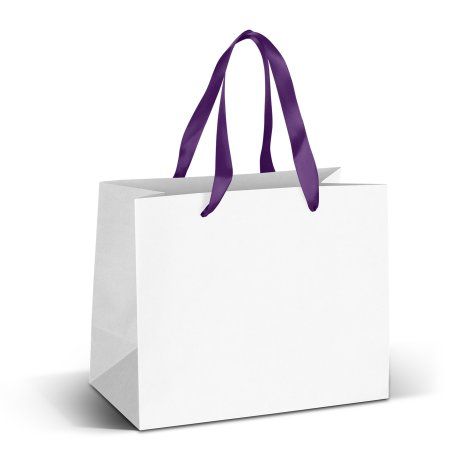 [127178] Medium Ribbon Handle Paper Bag - Full Colour - 127178