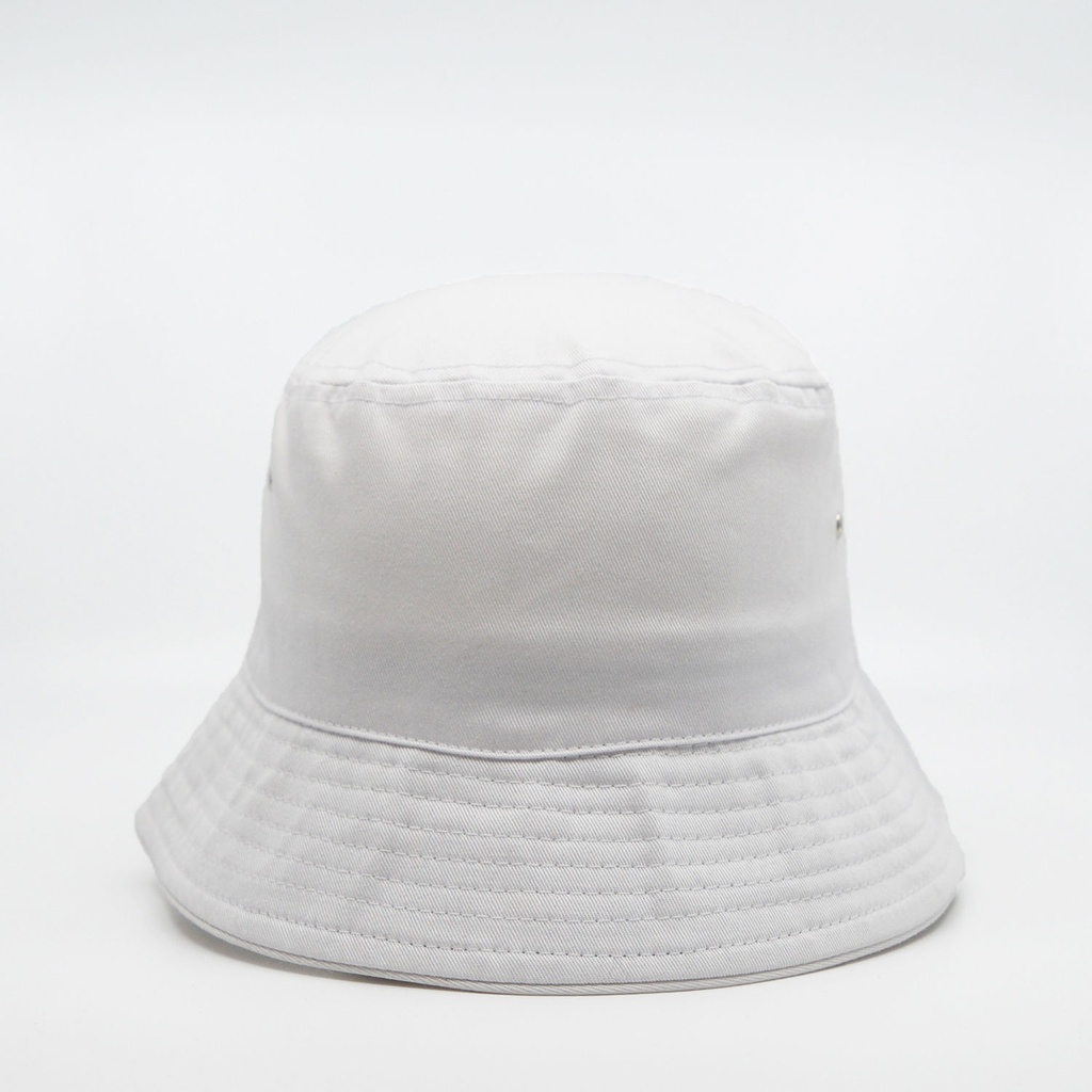 [H6044W-55CM] 6044 - Headwear24 Sandwich Bucket Hat (55CM, White)
