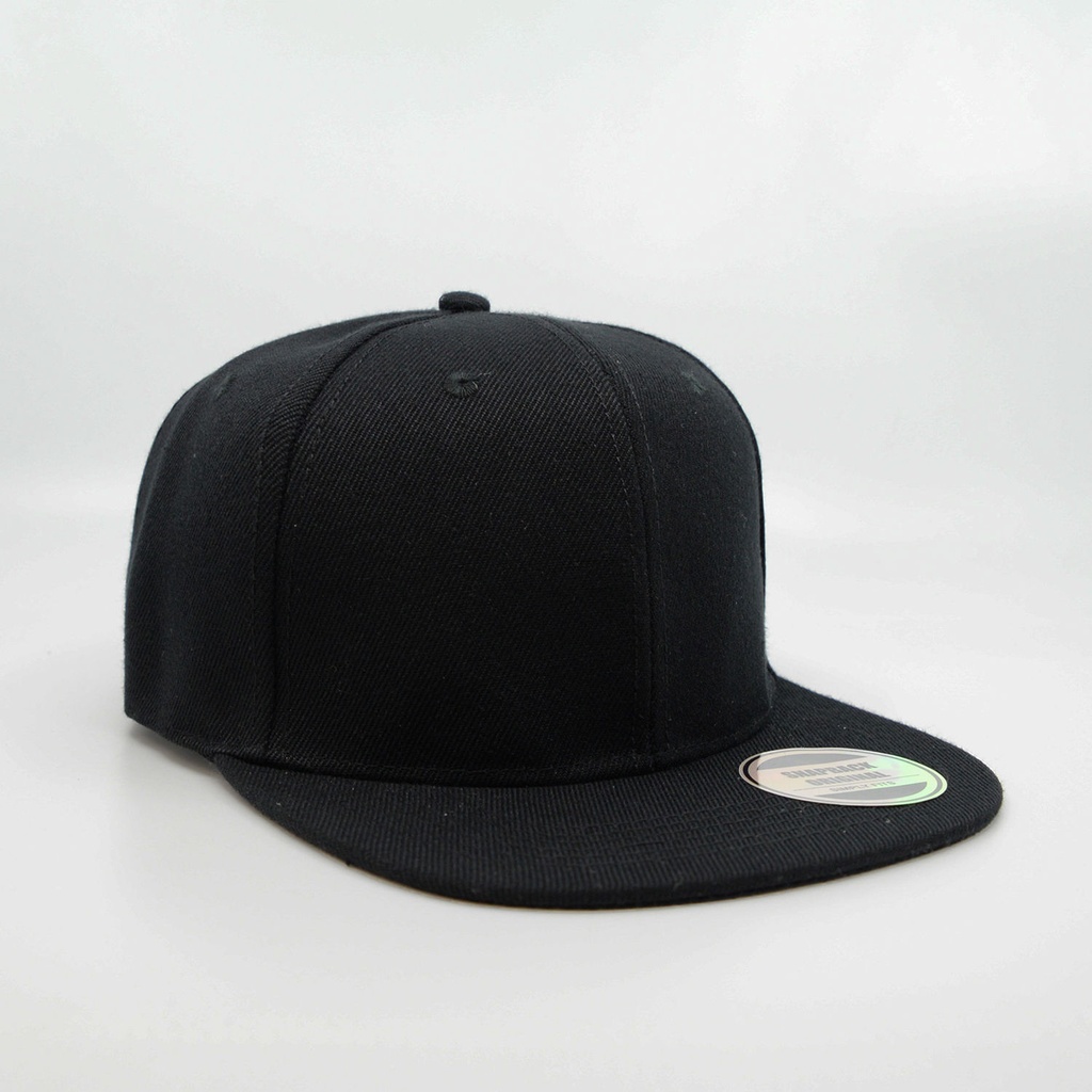 [HS12607BL-HW24] S12607 - Headwear24 Snap Back Original (Black)