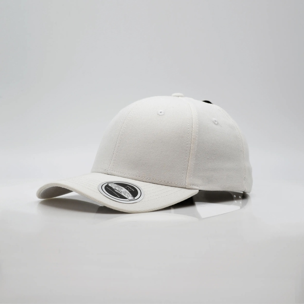 U15608 - UFlex Adults Pro Style 6 Panel Snapback (2XL, White)
