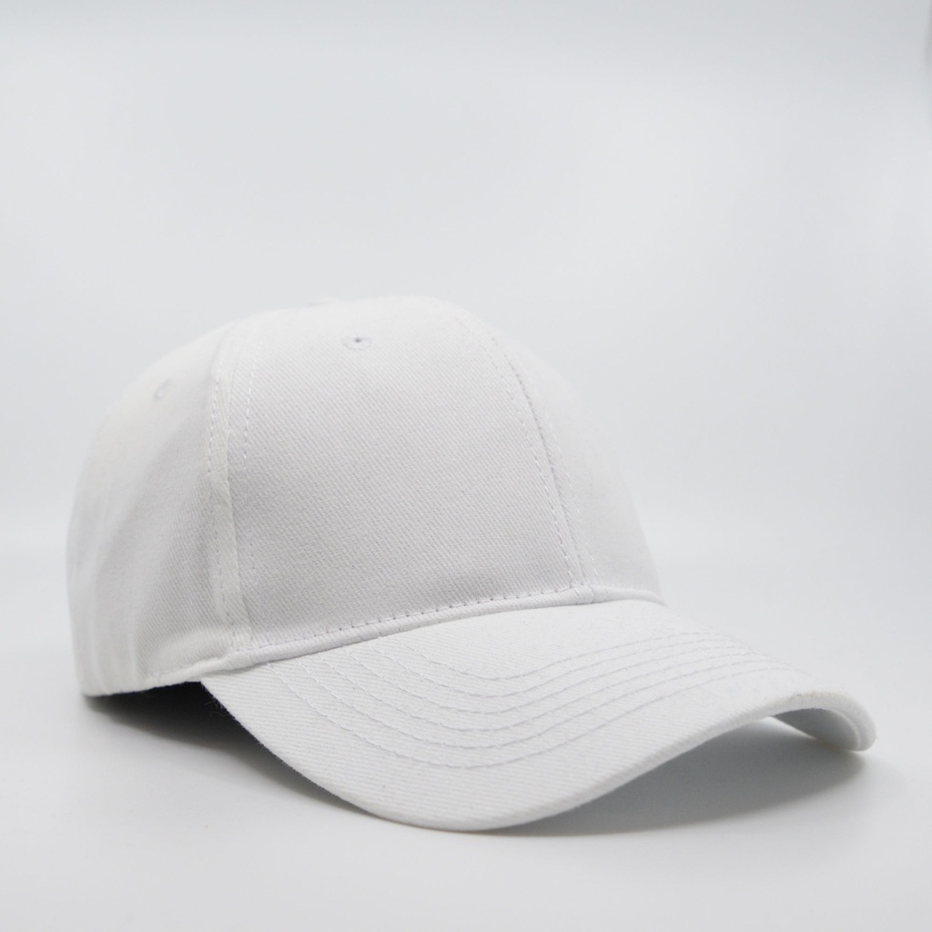 [HV6009W-HW24] V6009 - Headwear24 Value 6 Panel Brushed Cotton Cap (White)