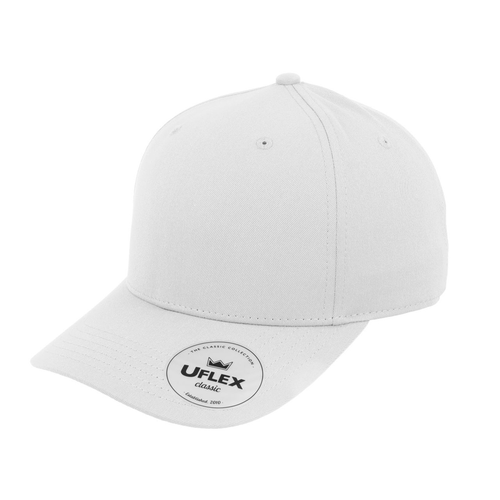 [HUC24601W-UFlex] UC24601 - UFlex Classic 5 Panel Cap (White)