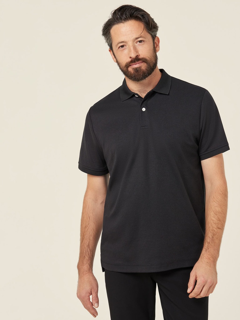 [9400083180735] CATJ2M - Antibacterial Polyface Short Sleeve Polo (S, WHITE)
