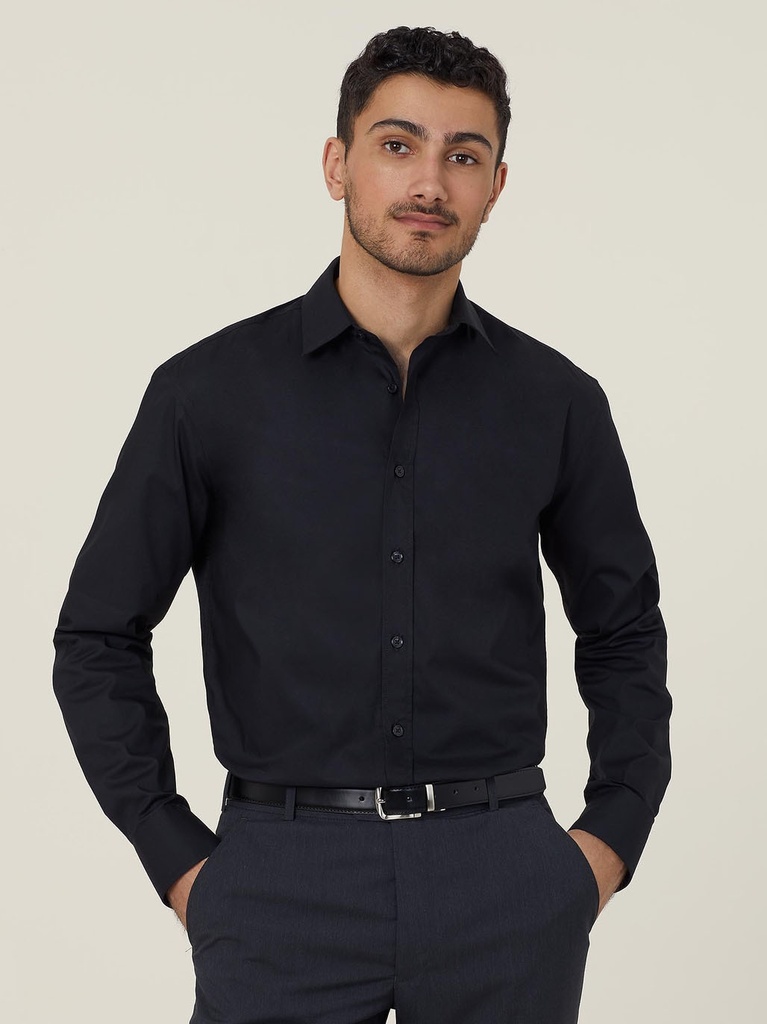 [9357732040844] CATJDD - Avignon Stretch Long Sleeve Shirt (36, WHITE)