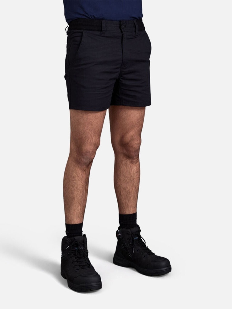 [9352795606785] K17012 - Tradies Comfort Waist Short Shorts (77, BLACK)