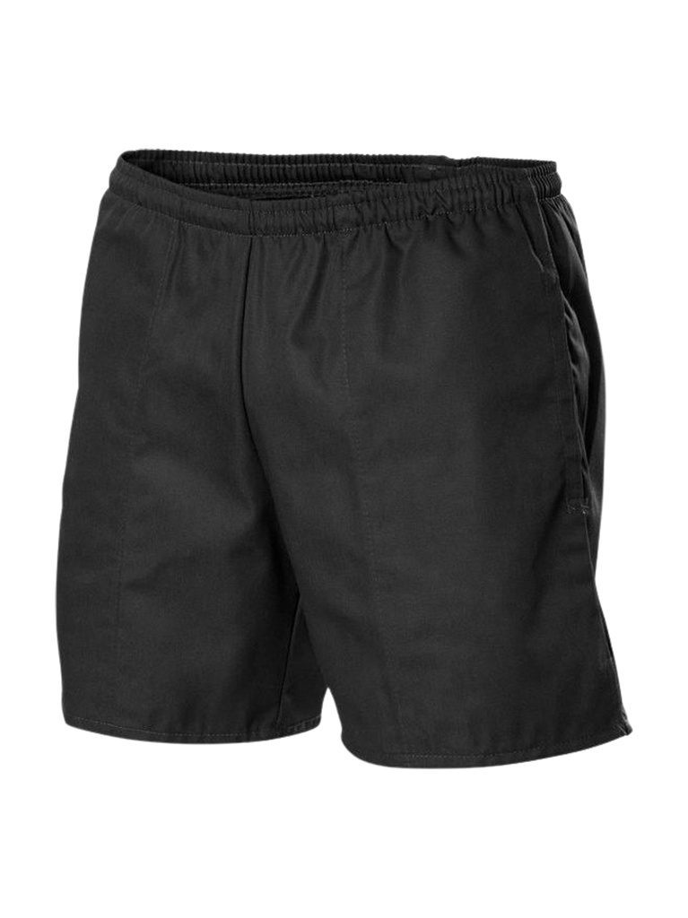 [9419425028680] N5521 - Polycotton Rugby Short (72, BLACK)