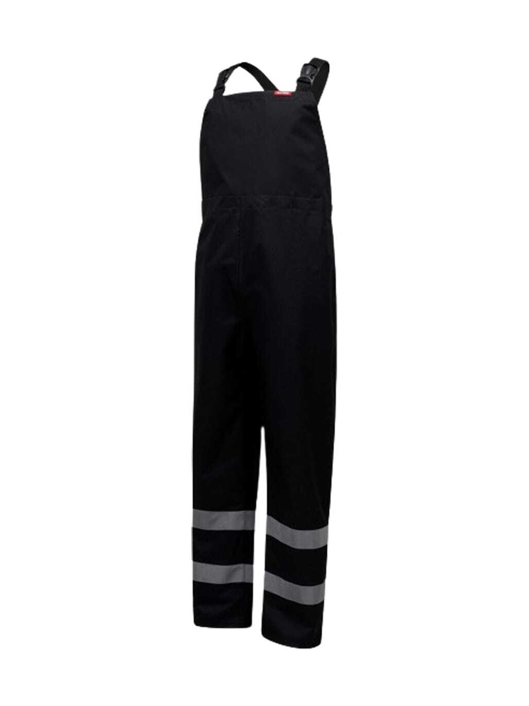 [9400083231031] N7TU02 - Overtrouser Wet Weather Bib (S, BLACK)