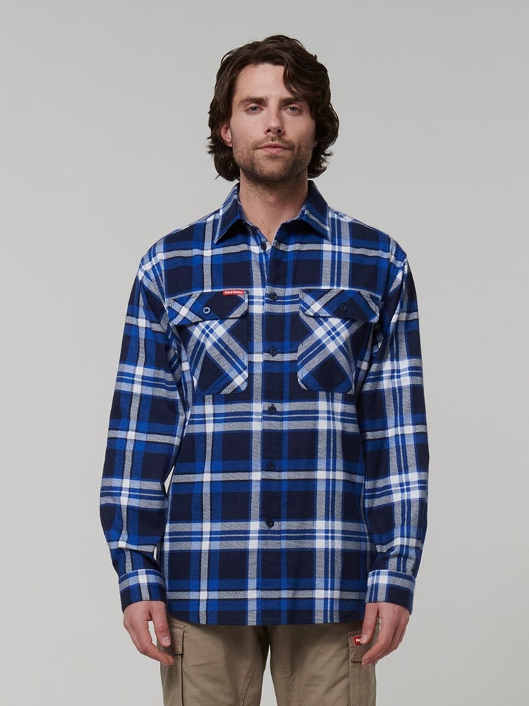 [9357732756745] Y07752 - Long Sleeve Check Flannel (XS, CHARCOAL CHECk)