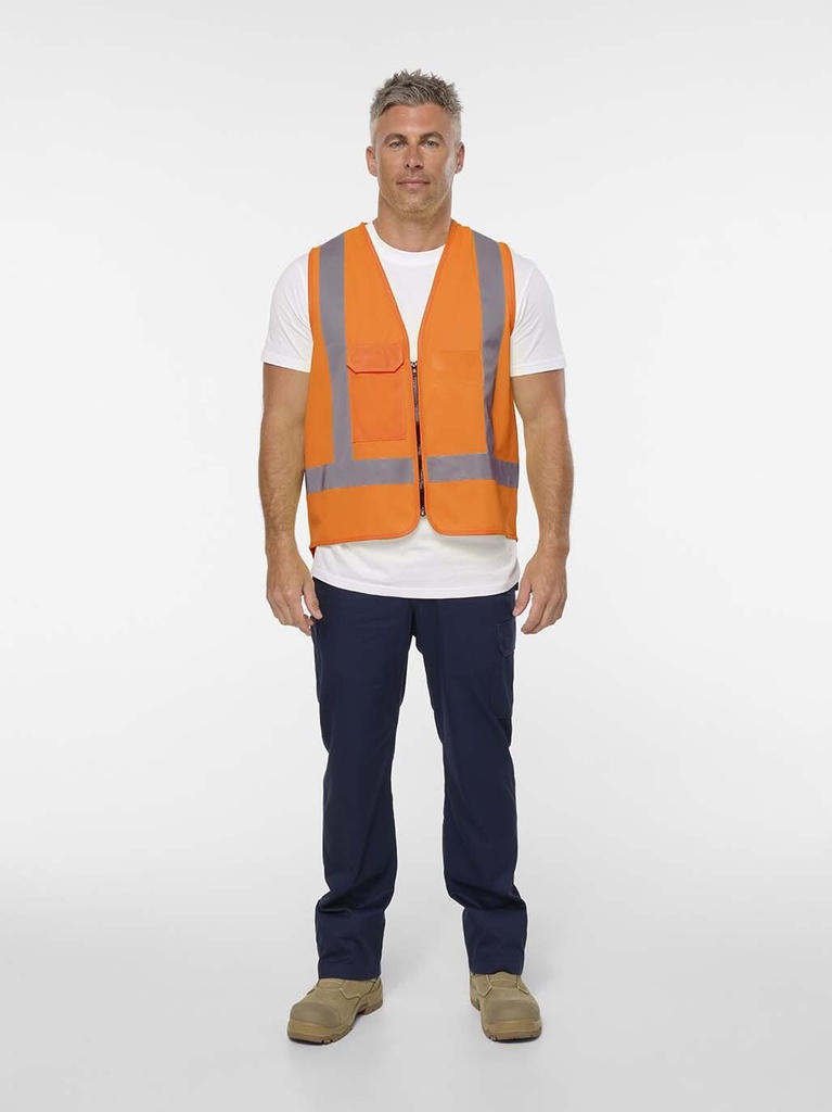 [9400083415455] K57010 - ORIGINALS SAFETY VEST Z CLOSURE X-BACK TAPE&TAIL (XS, ORANGE)