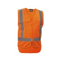 [AVEST301-OR-2XS] ESKO TTMC-W23 SAFETY VEST - NO ID POCKET - SIZE 2XS