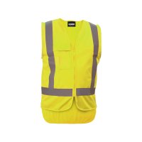 [AVEST301-YE-14XL] ESKO D/N SAFETY VEST - NO ID POCKET - SIZE 14XL