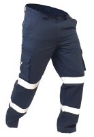 [PCT1520-NA-46/117] CAUTION POLYCOTTON RIPSTOP TAPED CARGO TROUSERS-SIZE (46/117)