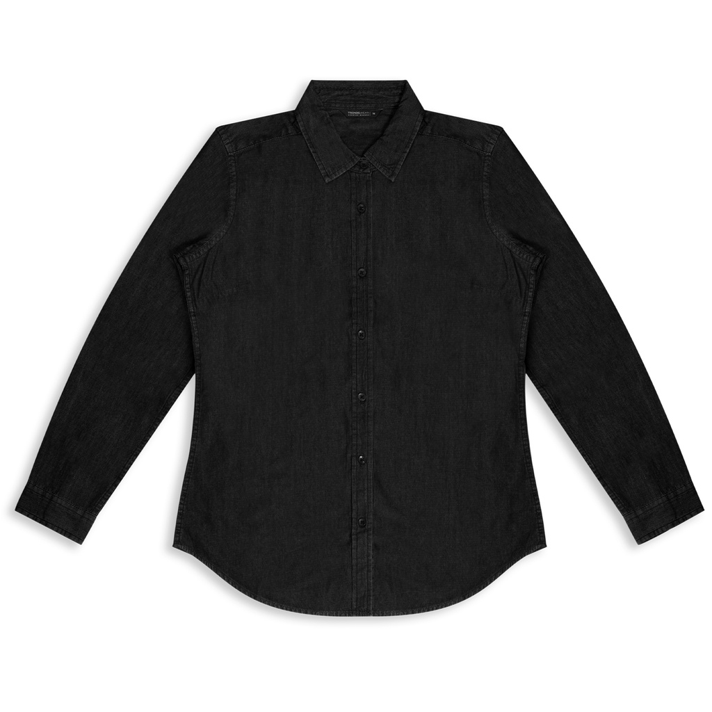 [123469] TRENDSWEAR Chester Women's Denim Shirt - 123610 (XS, Black Denim)