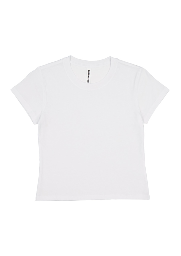[9401042757289] X3008W - Womens Baby Tee (XS, White)