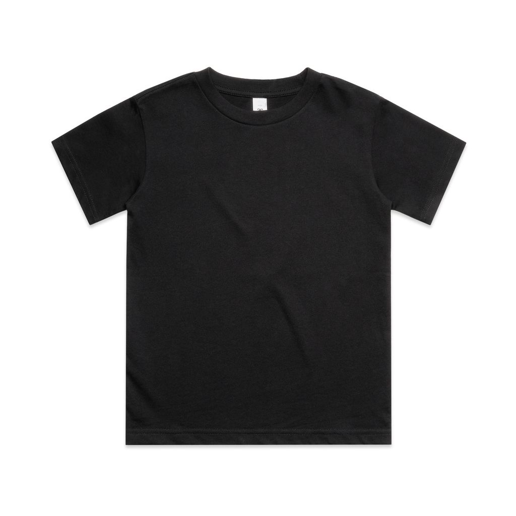 [3060-BLACK-S-2K] Kids Classic Tee - 3060 (2, Black)