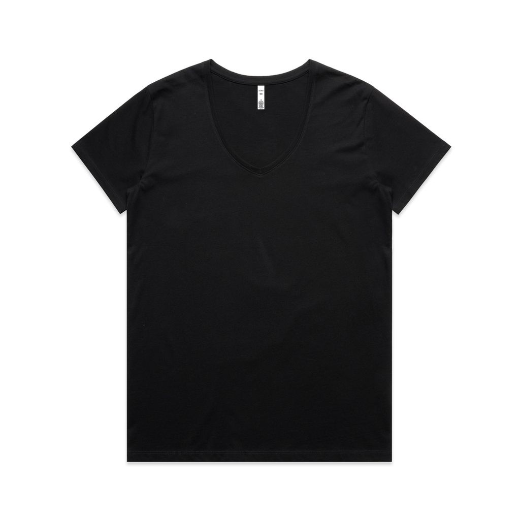 Wo's Maple V Neck Tee - 4023