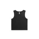 Wo's Faded Organic Rib Crop Tank - 4035