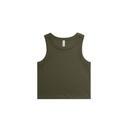 Wo's Organic Rib Crop Tank - 4064G